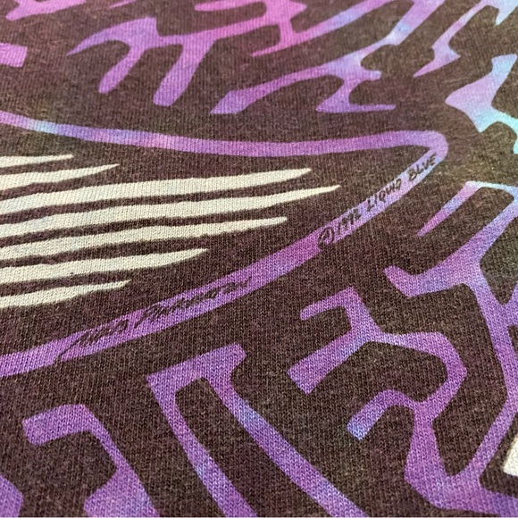 1992 Liquid Blue Sun & Moon Chris Pemberton AOP Tee Shirt - Picture 4 of 5